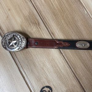 Country Western Belt with Texas Buckle